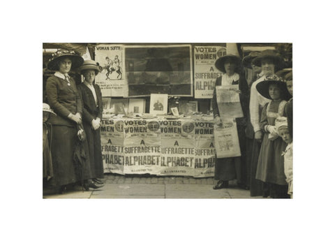 Suffragette fund raising stand 1912