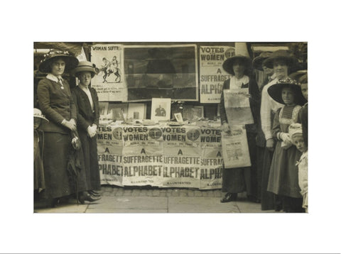 Suffragette fund raising stand 1912