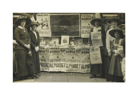 Suffragette fund raising stand 1912