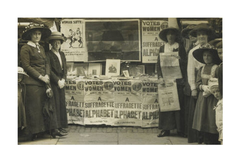 Suffragette fund raising stand 1912