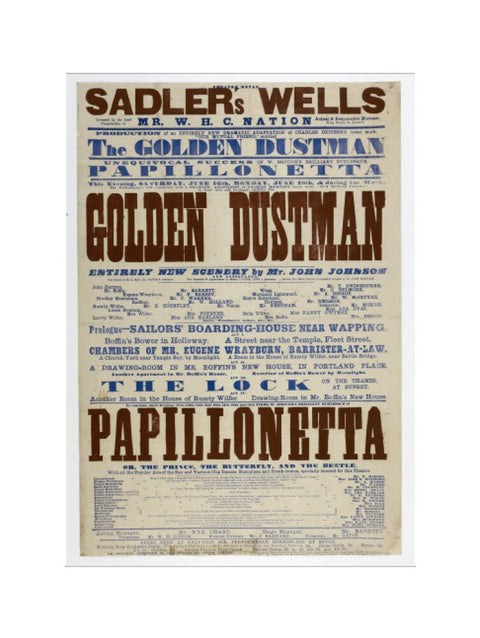 Double-crown playbill 1864-1866