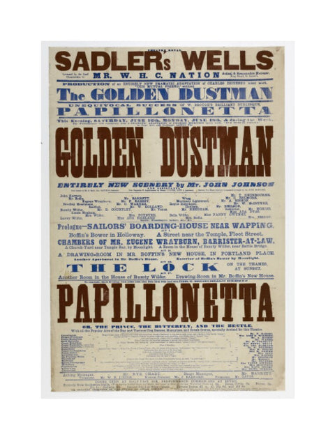 Double-crown playbill 1864-1866