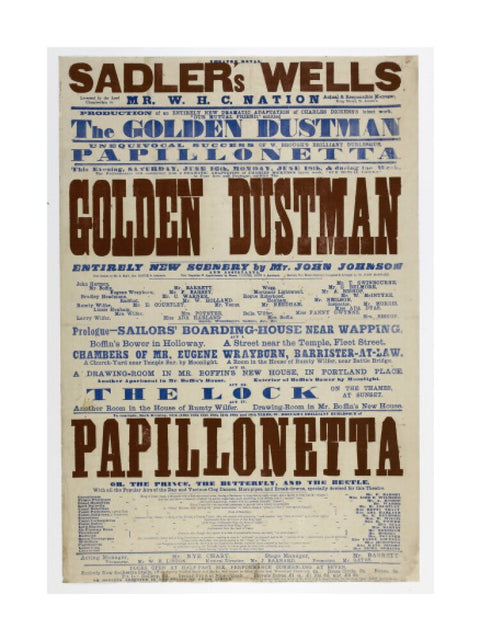 Double-crown playbill 1864-1866