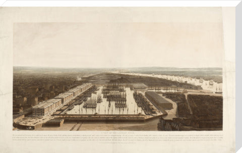 A View of the London Docks 1808