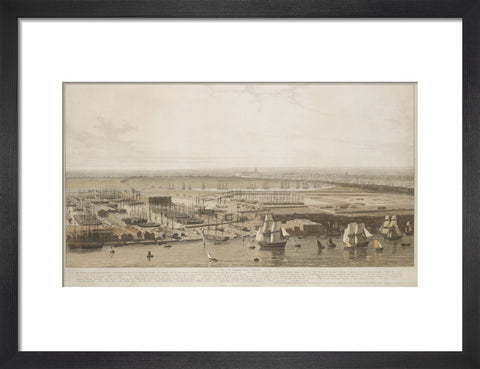 The Commercial Docks at Rotherhithe 1813