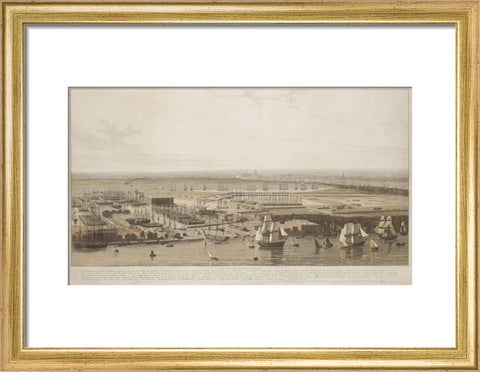 The Commercial Docks at Rotherhithe 1813