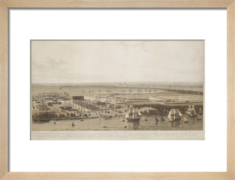 The Commercial Docks at Rotherhithe 1813