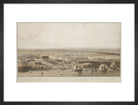 The Commercial Docks at Rotherhithe 1813