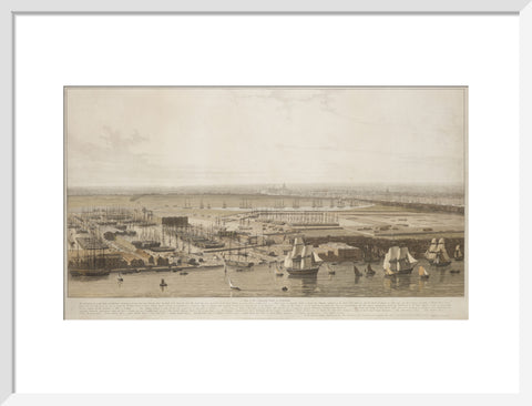 The Commercial Docks at Rotherhithe 1813