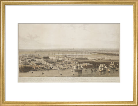 The Commercial Docks at Rotherhithe 1813