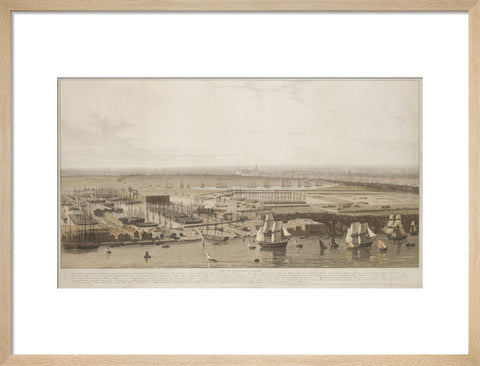 The Commercial Docks at Rotherhithe 1813