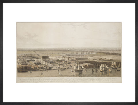 The Commercial Docks at Rotherhithe 1813