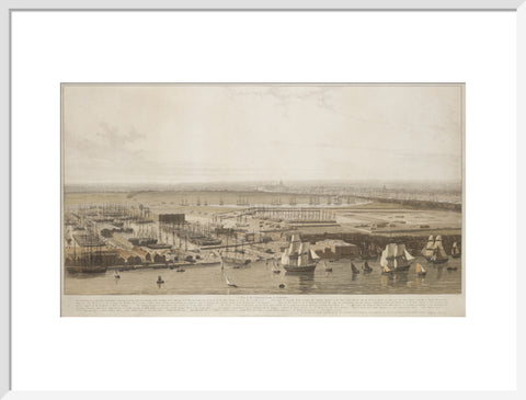 The Commercial Docks at Rotherhithe 1813