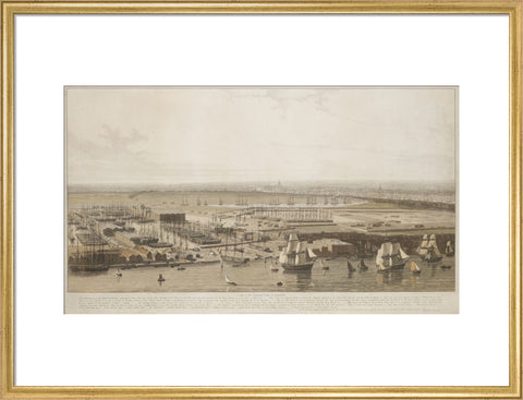 The Commercial Docks at Rotherhithe 1813