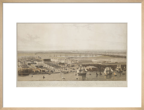 The Commercial Docks at Rotherhithe 1813