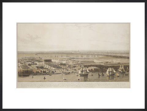 The Commercial Docks at Rotherhithe 1813
