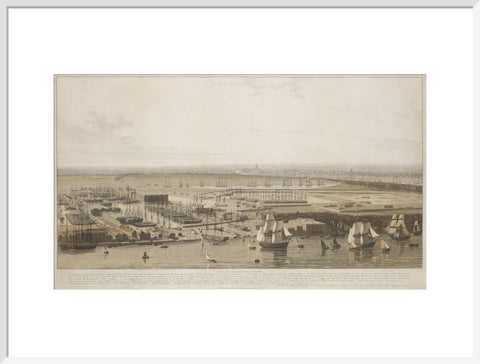 The Commercial Docks at Rotherhithe 1813