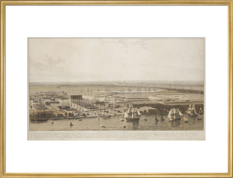 The Commercial Docks at Rotherhithe 1813
