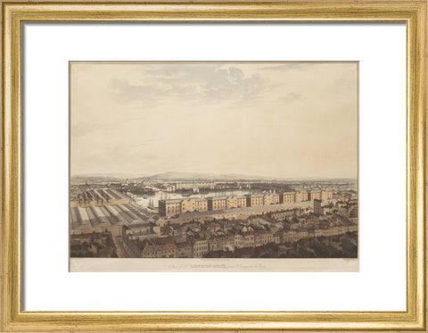 The London Dock from St George's 1816