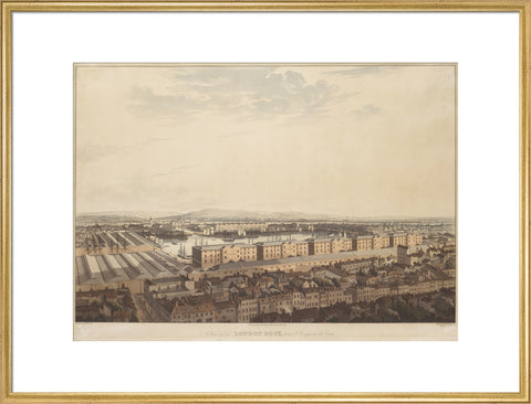 The London Dock from St George's 1816