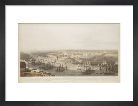 A View of the London Docks 1808