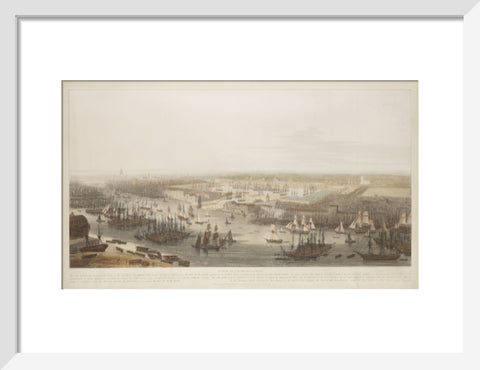 A View of the London Docks 1808