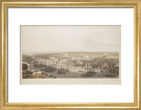 A View of the London Docks 1808