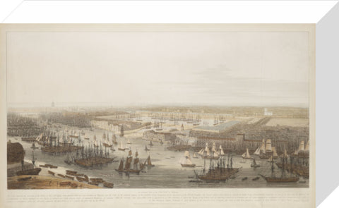 A View of the London Docks 1808