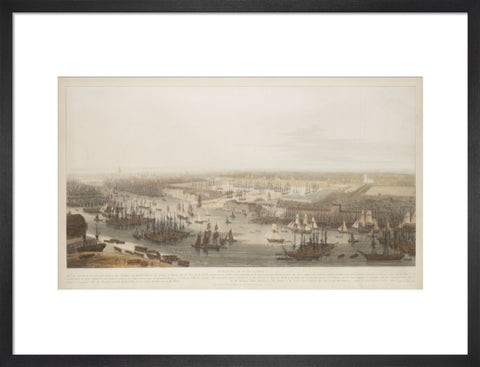 A View of the London Docks 1808