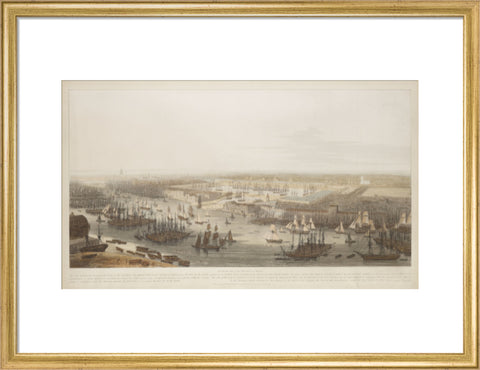 A View of the London Docks 1808