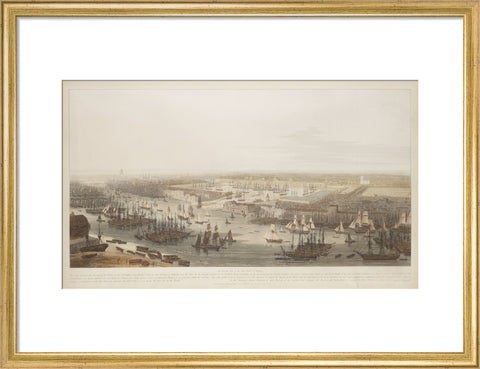 A View of the London Docks 1808
