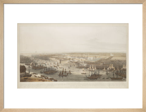 A View of the London Docks 1808