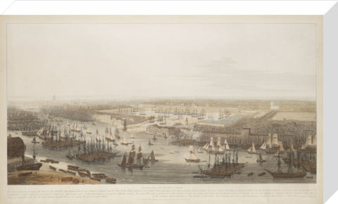 A View of the London Docks 1808