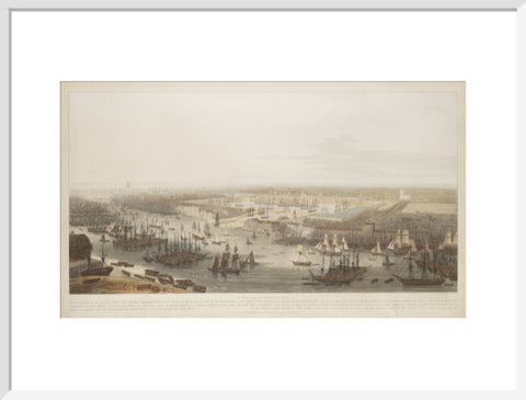 A View of the London Docks 1808