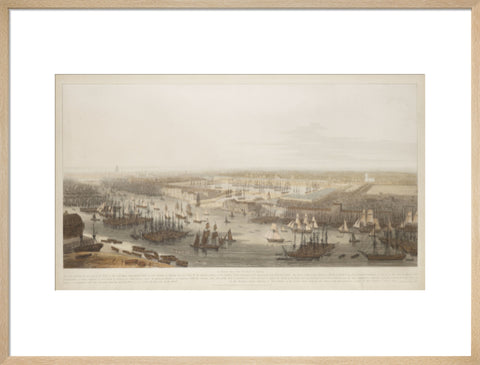 A View of the London Docks 1808