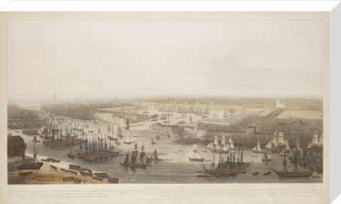 A View of the London Docks 1808