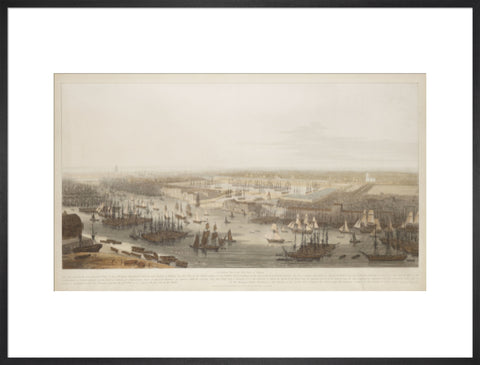 A View of the London Docks 1808