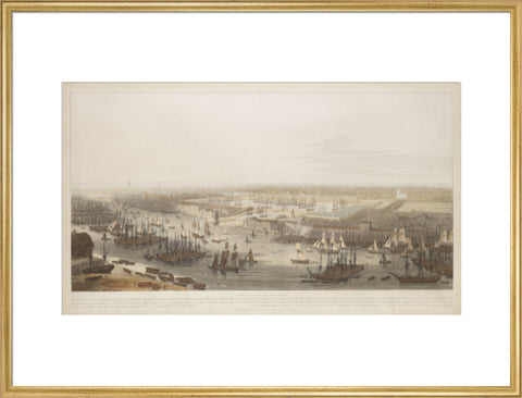 A View of the London Docks 1808