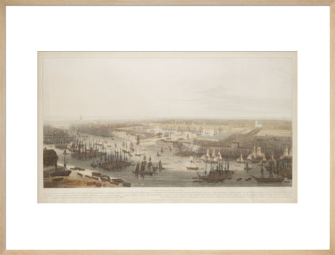 A View of the London Docks 1808