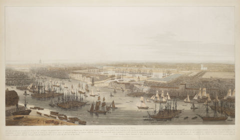 A View of the London Docks 1808