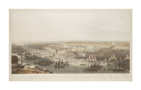 A View of the London Docks 1808