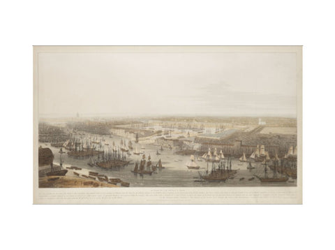 A View of the London Docks 1808