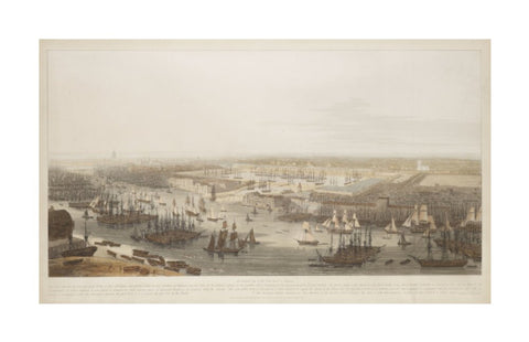 A View of the London Docks 1808