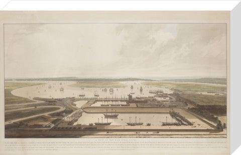 A View of the East India Docks 1808