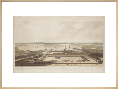 A View of the East India Docks 1808