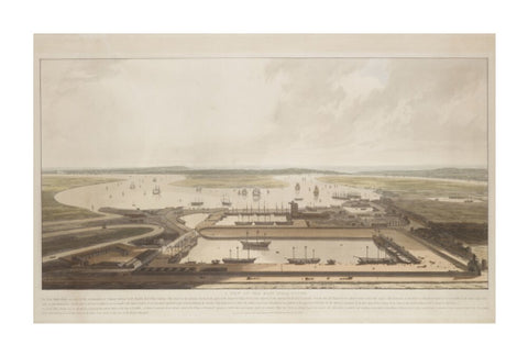 A View of the East India Docks 1808