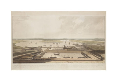 A View of the East India Docks 1808