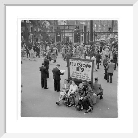 Passengers at Liverpool Street Station 1960