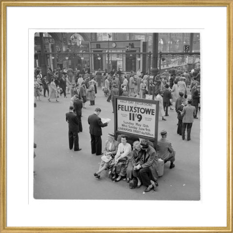 Passengers at Liverpool Street Station 1960