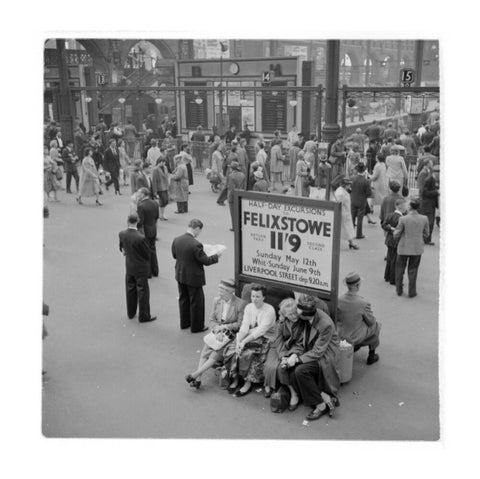 Passengers at Liverpool Street Station 1960